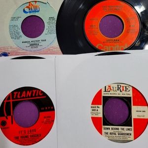 Lot of 9 45s, this bundle is all about great rock!! 🎼🎵🎧🎤🎛🎚🎙🎶🎹 See pics,